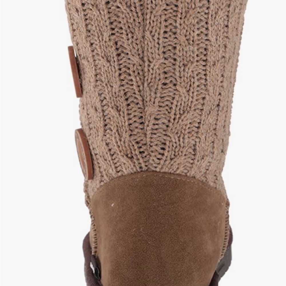 MUK LUKS Women's Matilda Boot-Taupe Fashion